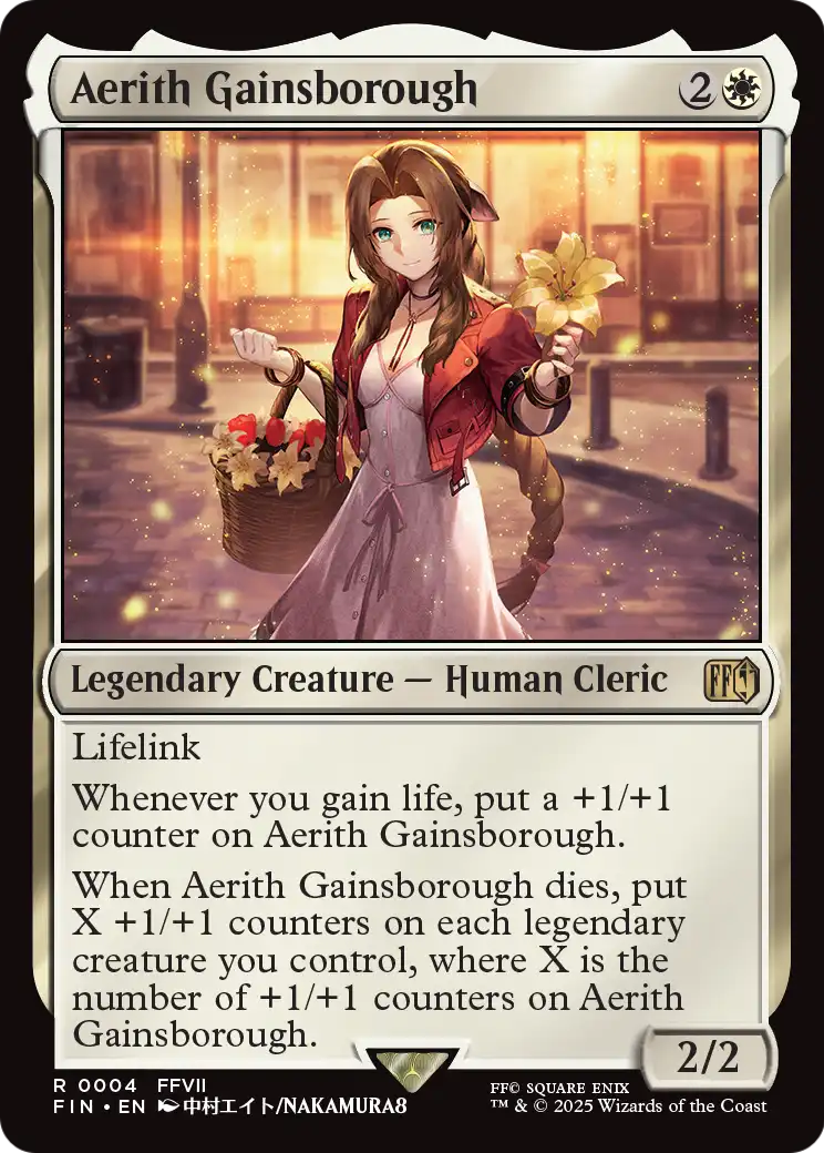 Aerith Gainsborough (FIN-004) - FINAL FANTASY Foil