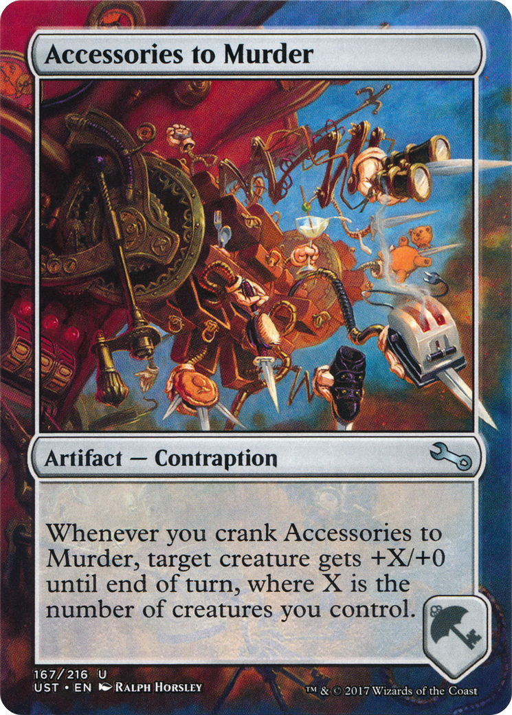 Accessories to Murder (UST-167) - Unstable (Borderless)