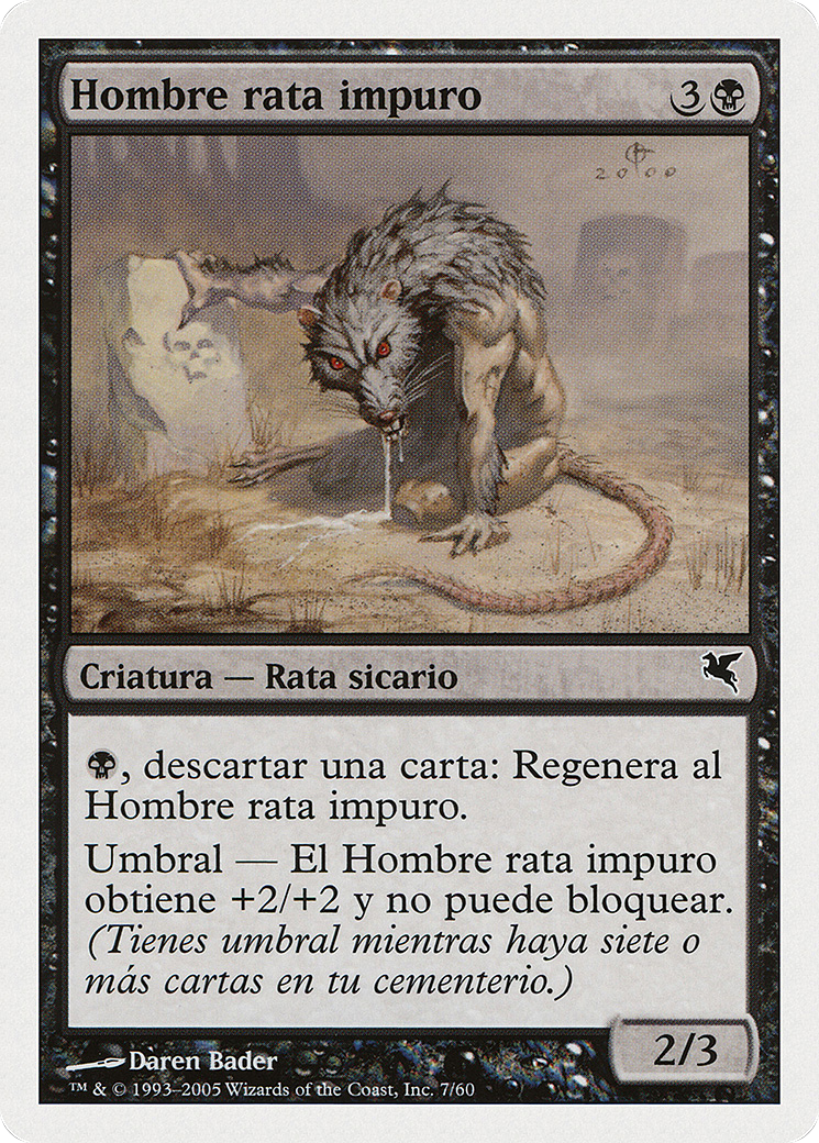 Dirty Wererat (Spanish) - 