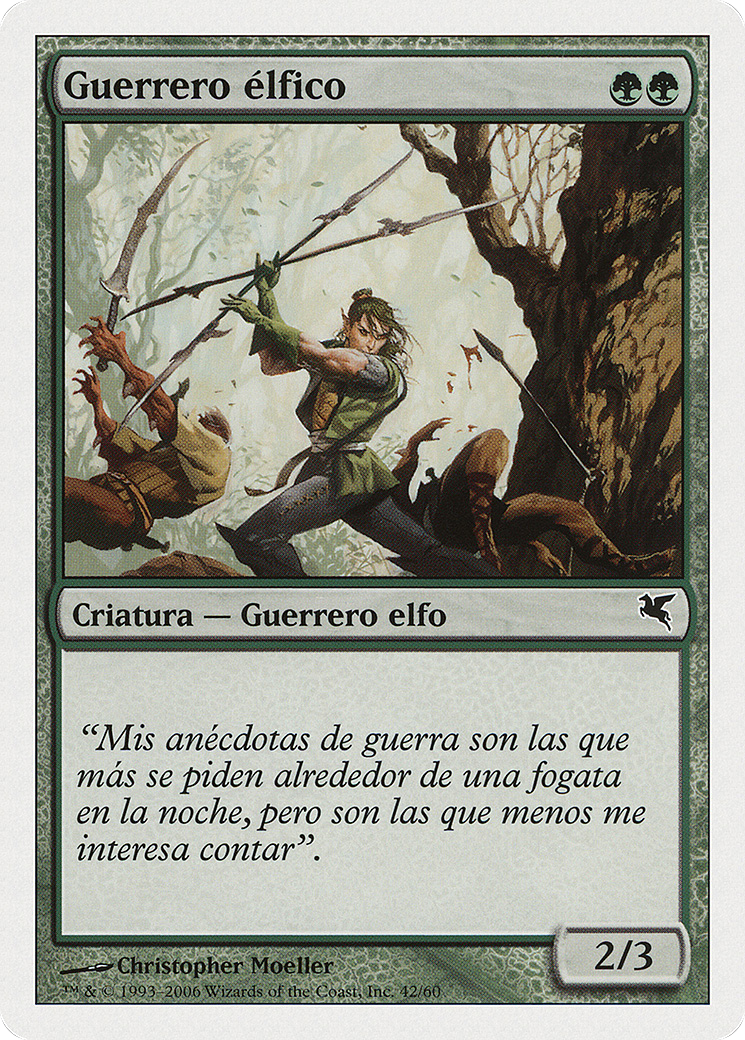 Elvish Warrior (Spanish) - 