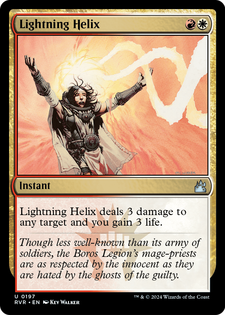 Lightning Helix (RVR-197) - Ravnica Remastered Foil