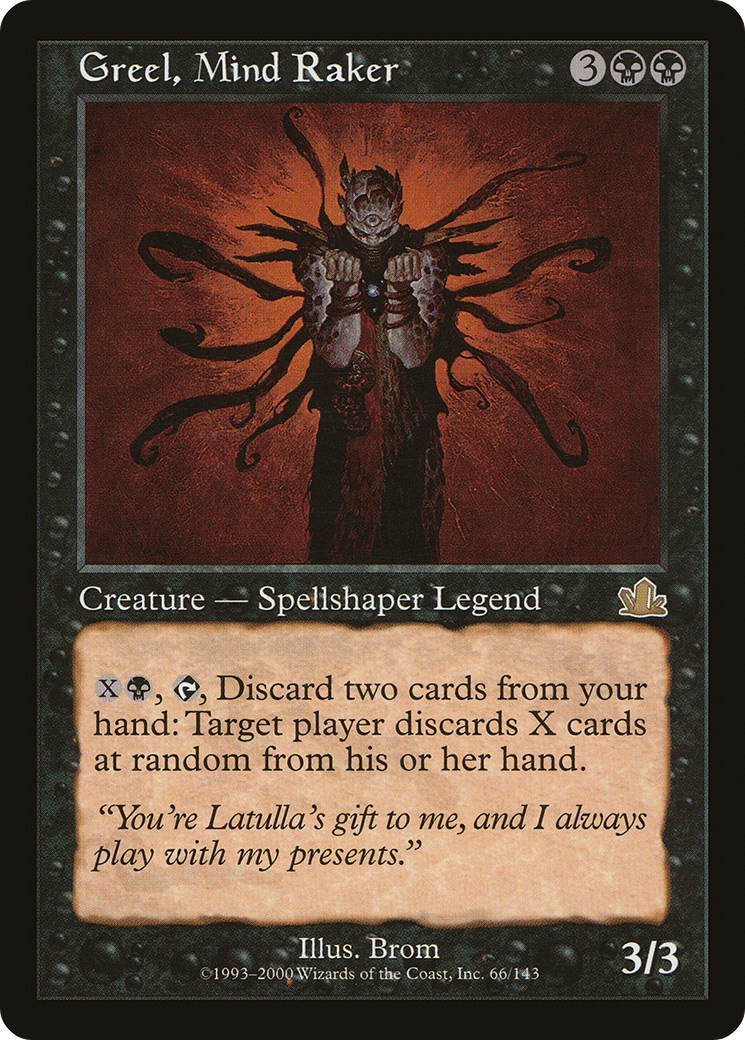 Greel, Mind Raker (PCY-066) - Prophecy Foil