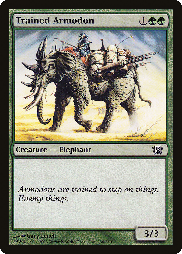 Trained Armodon (8ED-284) - 8th Edition