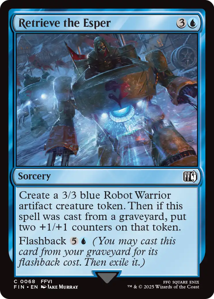 Retrieve the Esper (FIN-068) - FINAL FANTASY Foil