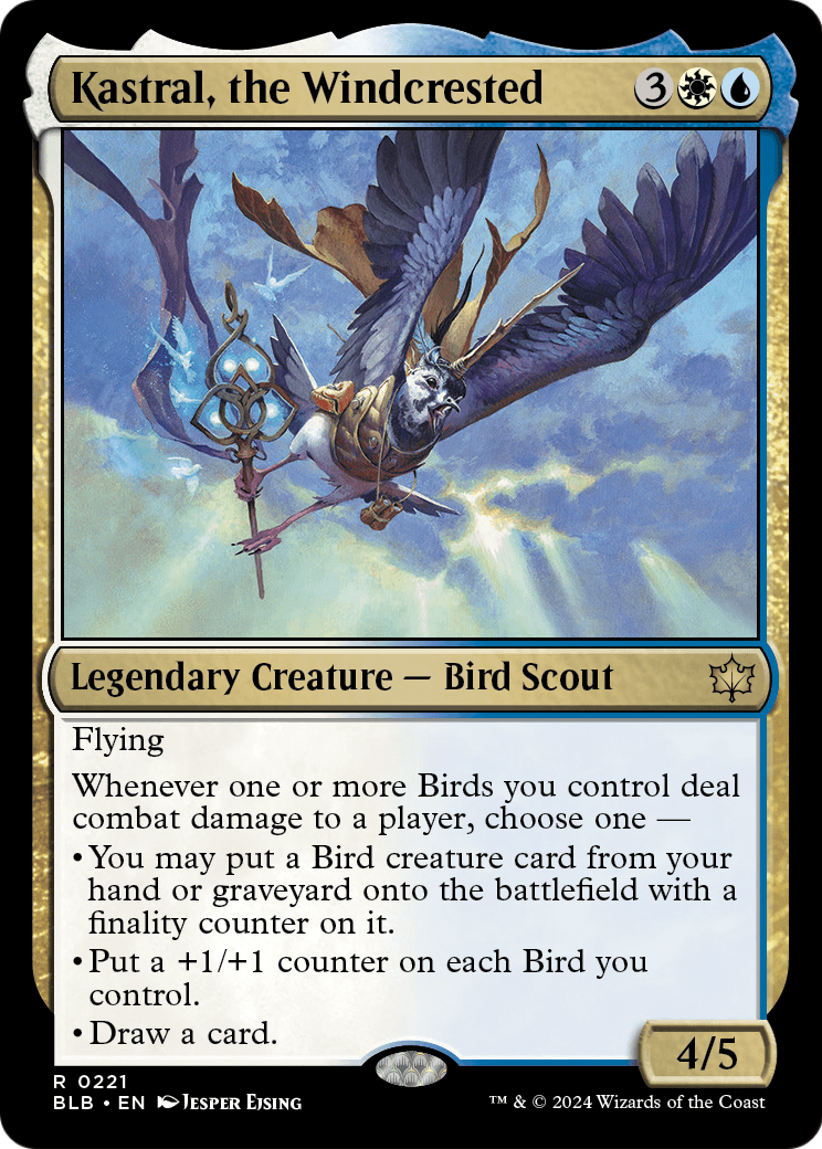 Kastral, the Windcrested (BLB-221) - Bloomburrow