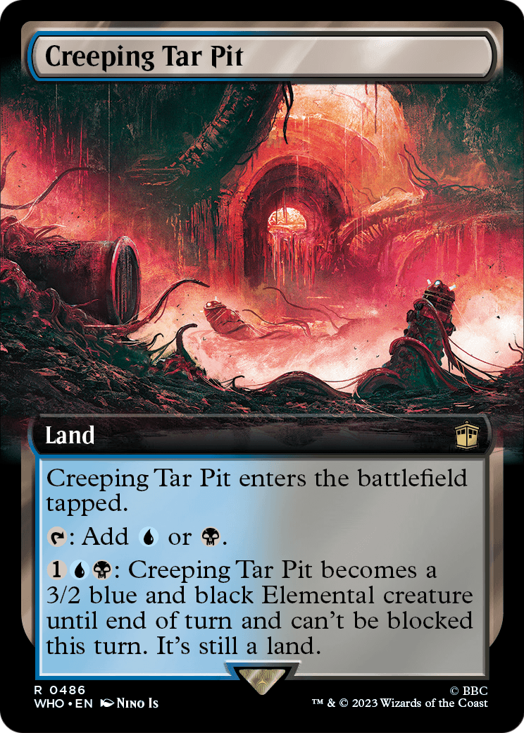 Creeping Tar Pit (Extended Art) (WHO-486) - Doctor Who: (Extended Art)