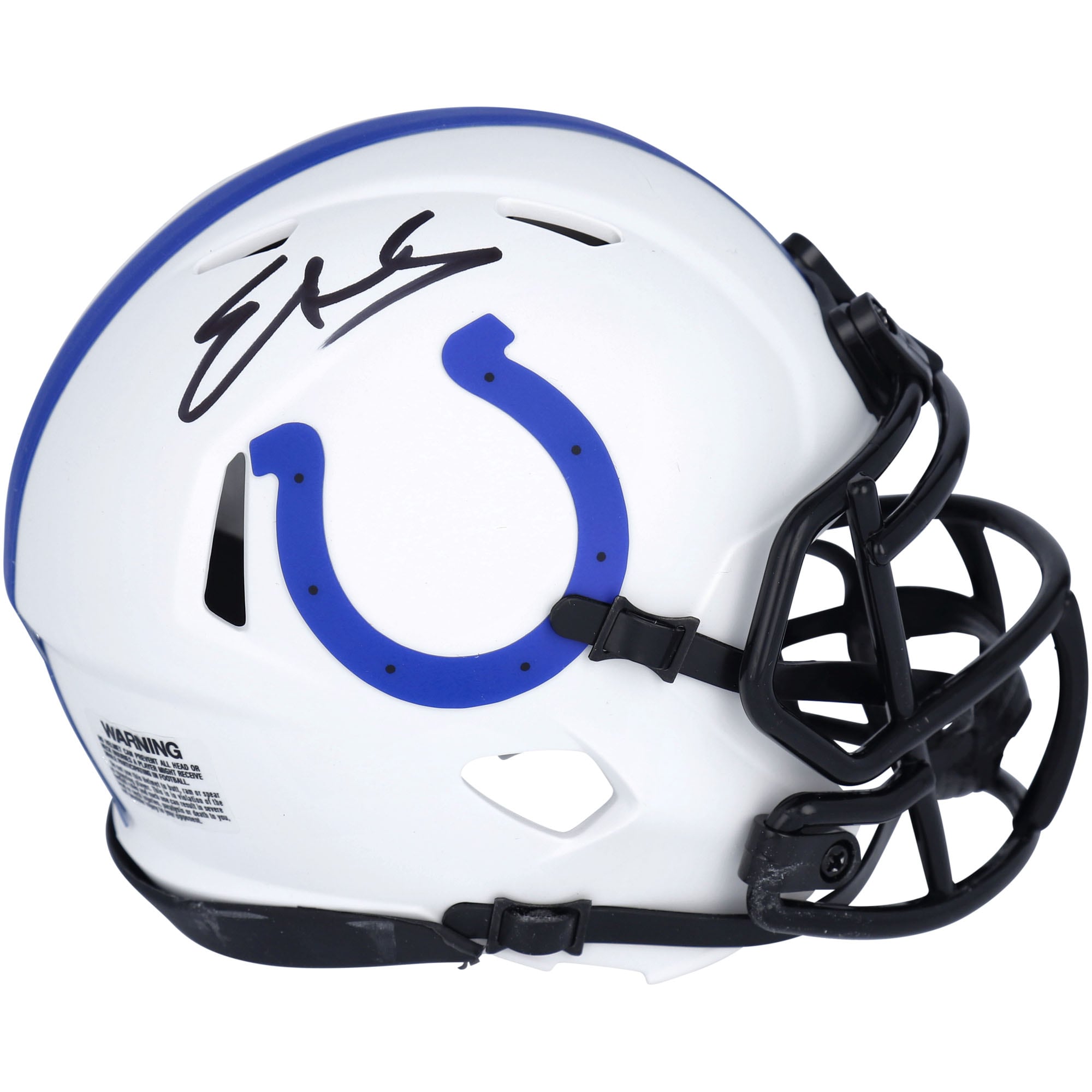 Fanatics Autographed Football Mini-Helmet Lunar Eclipse - Edgerrin James (Indianapolis Colts) | Eastridge Sports Cards