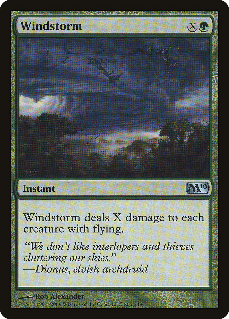 Windstorm (M10-205) - Magic 2010 Foil