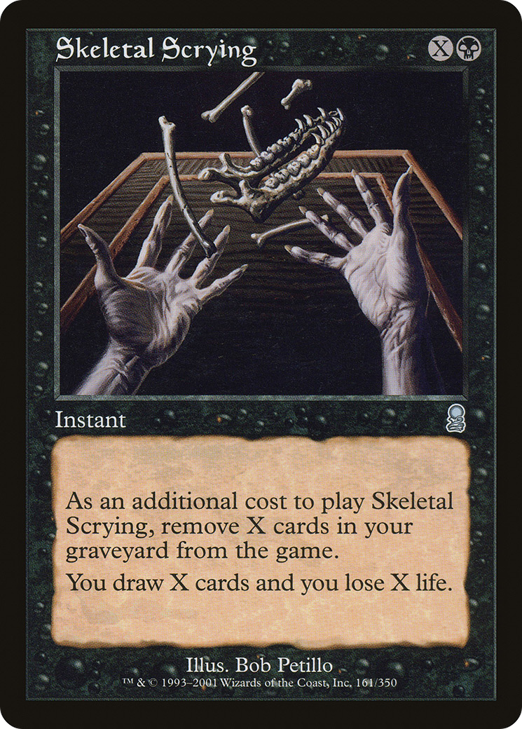 Skeletal Scrying (ODY-161) - Odyssey Foil