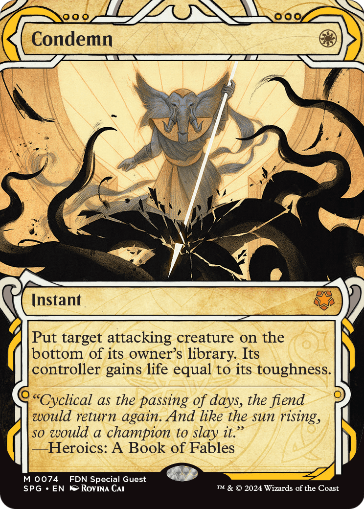 Condemn (Showcase) (SPG-074) - Special Guests: (Showcase) Foil