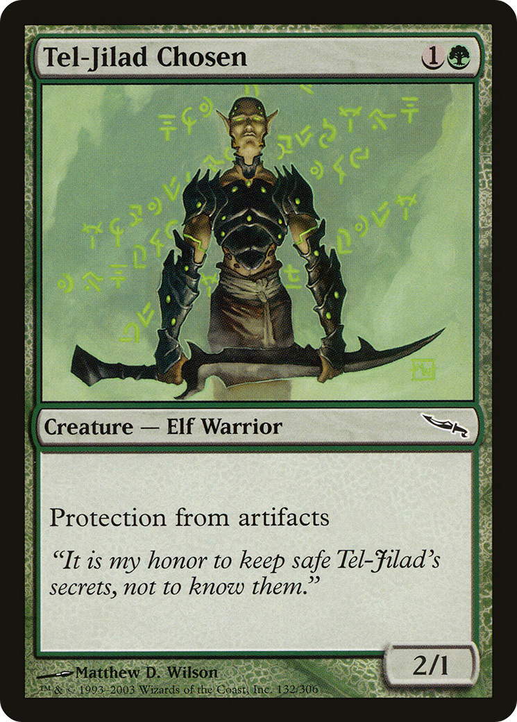 Tel-Jilad Chosen (MRD-132) - Mirrodin Foil