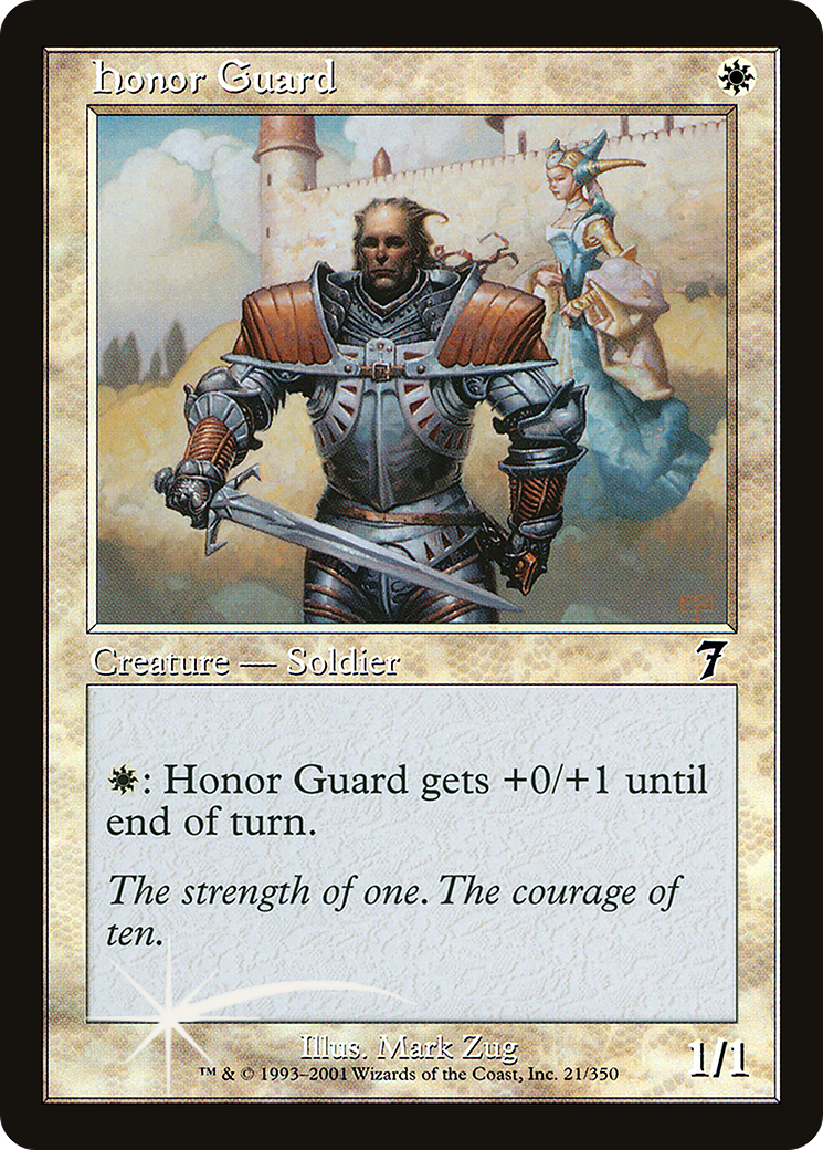 Honor Guard (7ED-021) - 7th Edition