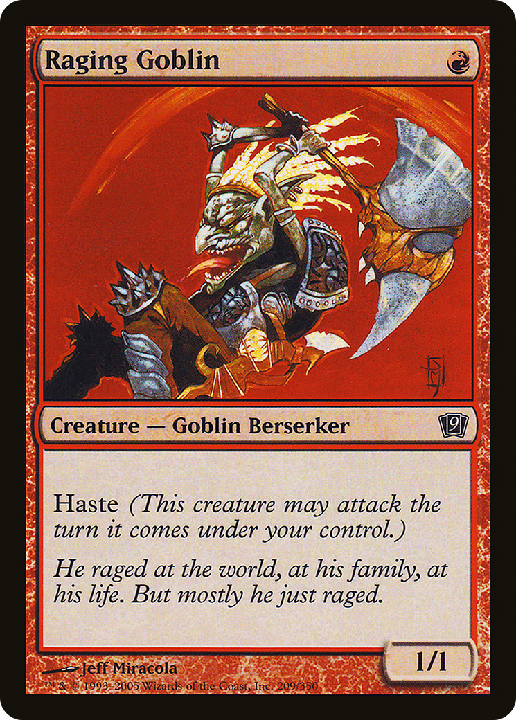 Raging Goblin (9ED-) - 9th Edition