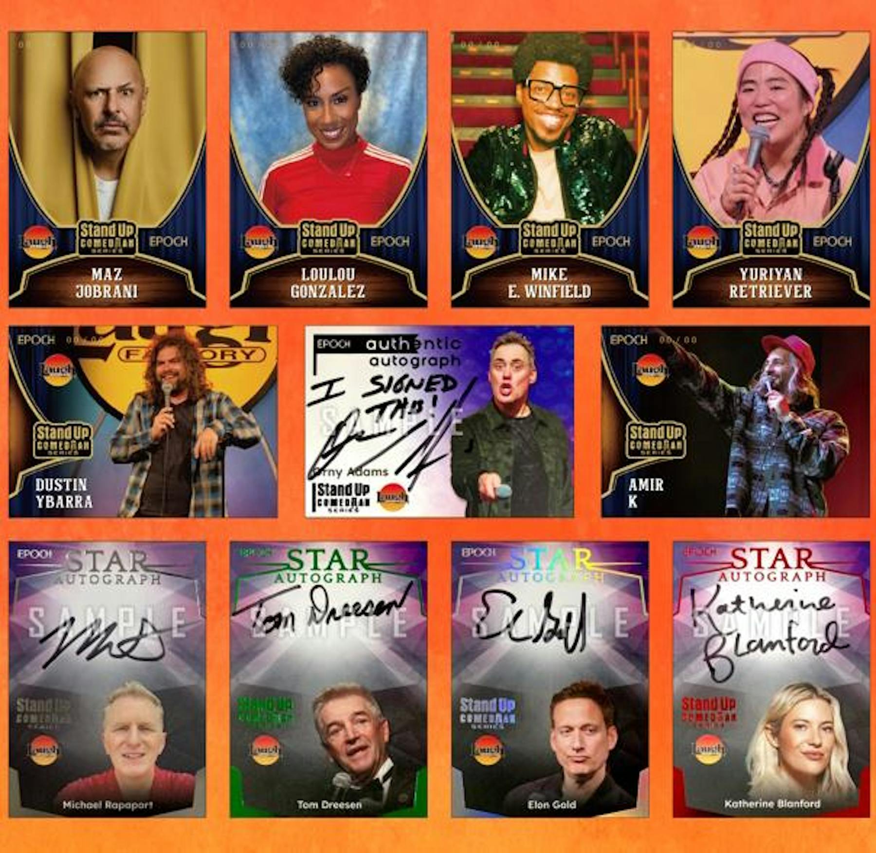 2026 Epoch Laugh Factory Stand Up Comedian Series 1 Hobby Box