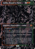 Lukka, Bound to Ruin (Oil Slick Raised Foil) (ONE-363) - Phyrexia: All Will Be One (Borderless) Foil