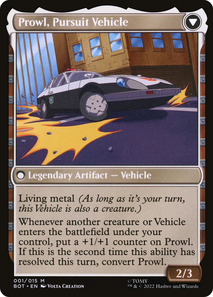 Prowl, Stoic Strategist (BOT-001) - Transformers: (convertdfc) Foil