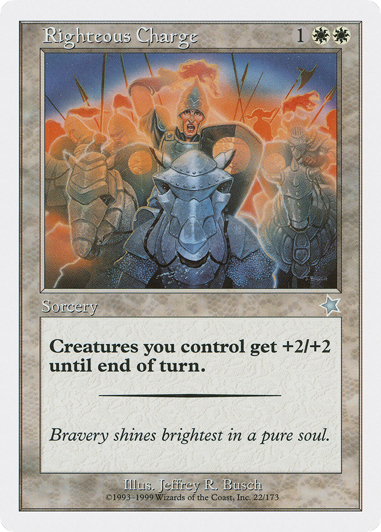 Righteous Charge (S99-022) - Starter 1999