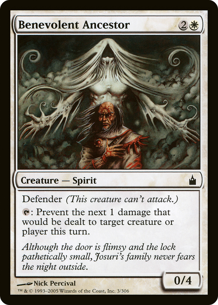 Benevolent Ancestor (RAV-003) - Ravnica: City of Guilds