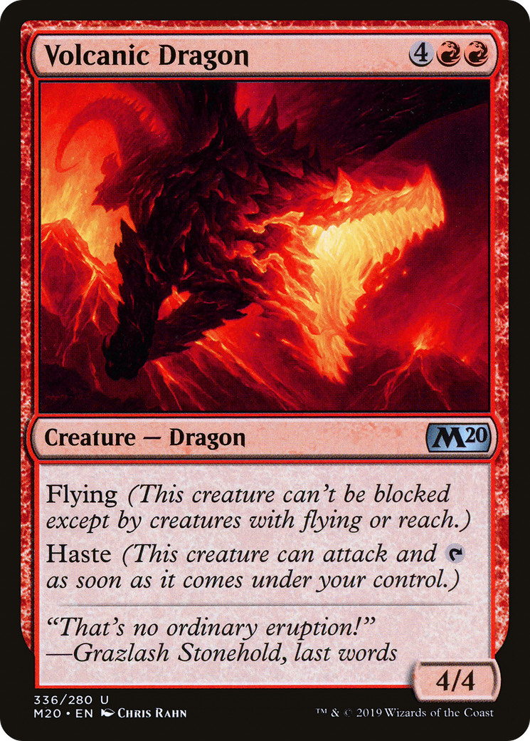 Volcanic Dragon (M20-336) - Core Set 2020