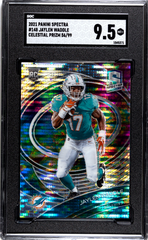 2021 Panini Spectra Celestial Prizm #148 Jaylen Waddle #56/99 SGC 9.5 (Rookie) | Eastridge Sports Cards