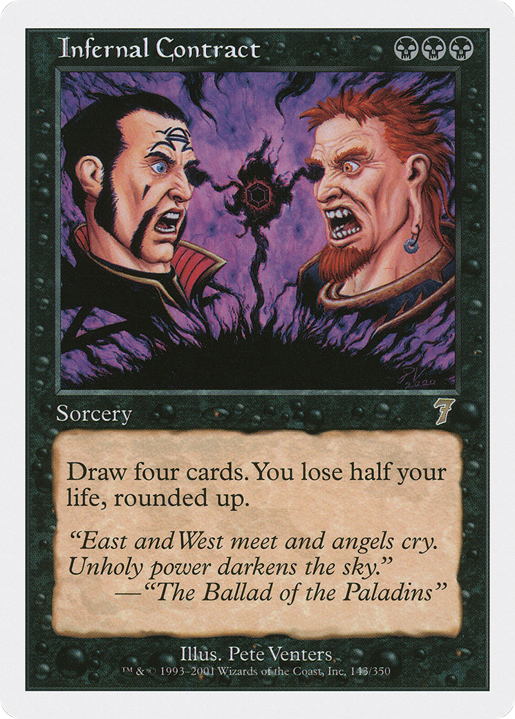 Infernal Contract (7ED-143) - 7th Edition