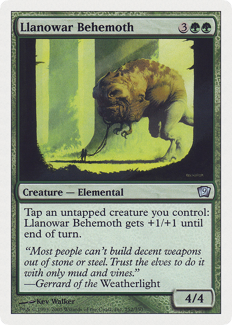 Llanowar Behemoth (9ED-252) - 9th Edition