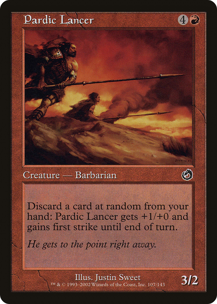 Pardic Lancer (TOR-107) - Torment Foil