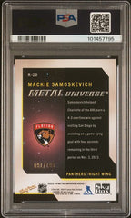 2023-24 Metal Universe '08-09 Rookie Retros Precious Metal Gems Red #R20 Mackie Samoskevich #091/100 PSA 6 (Rookie) | Eastridge Sports Cards