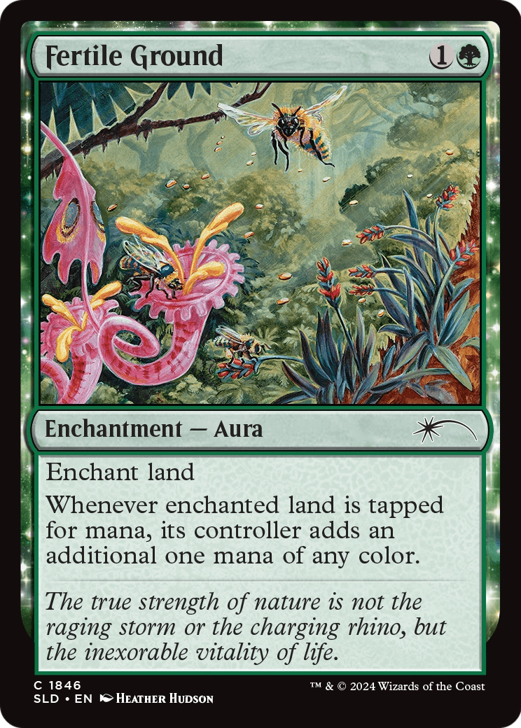Fertile Ground (SLD-1846) - Secret Lair Drop: (enchantment)