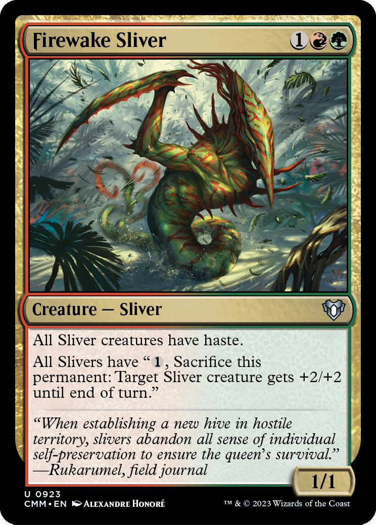 Firewake Sliver (CMM-923) - Commander Masters