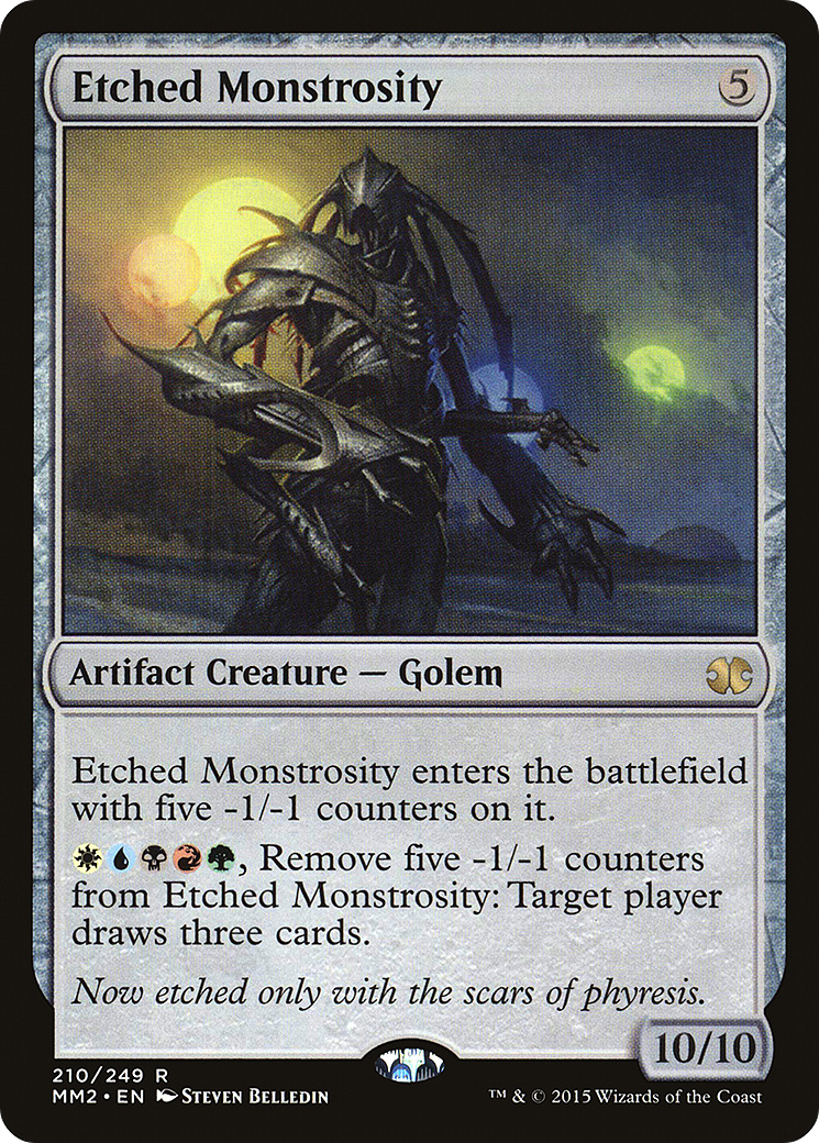 Etched Monstrosity (MM2-210) - Modern Masters 2015