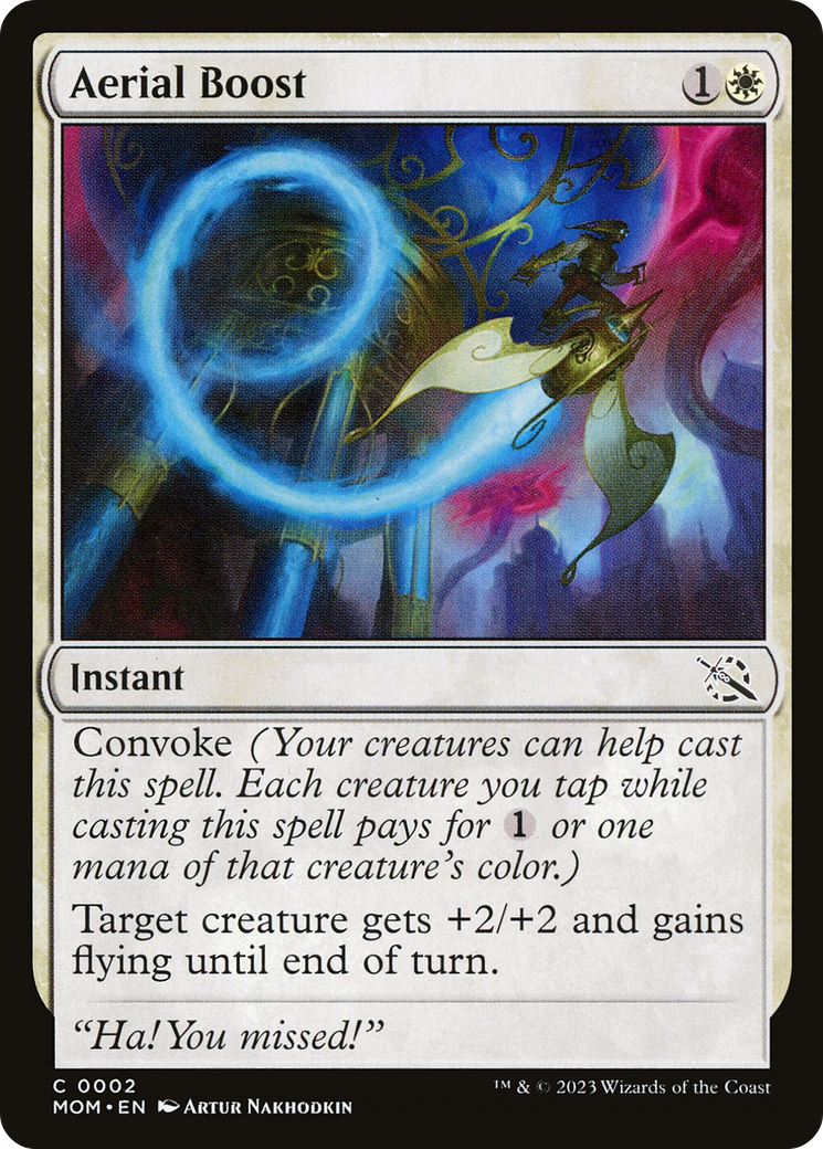 Aerial Boost (MOM-002) - March of the Machine Foil