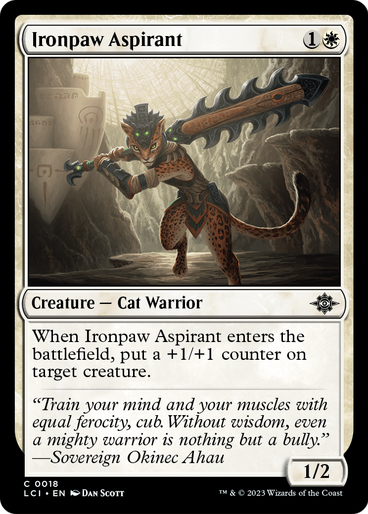 Ironpaw Aspirant (LCI-018) - The Lost Caverns of Ixalan