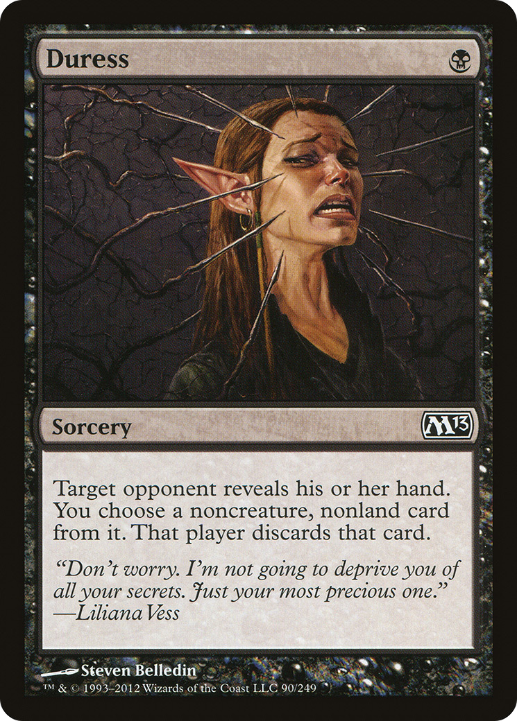 Duress (M13-090) - Magic 2013 Foil