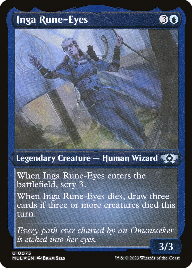 Inga Rune-Eyes (Foil Etched) (MUL-075) - Multiverse Legends Foil