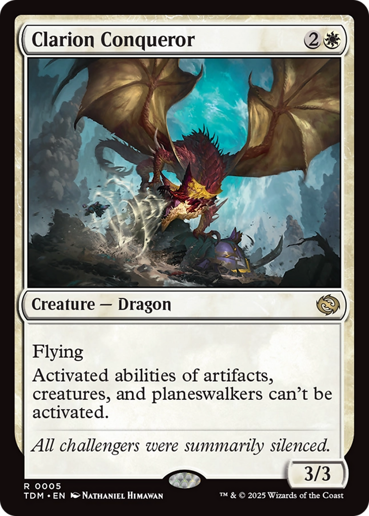 Clarion Conqueror (TDM-005) - Tarkir: Dragonstorm