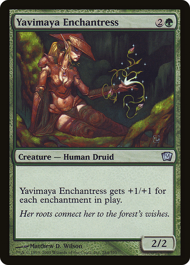 Yavimaya Enchantress (9ED-284) - 9th Edition Foil