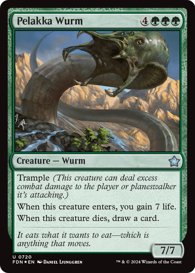 Pelakka Wurm (FDN-720) - Foundations Foil