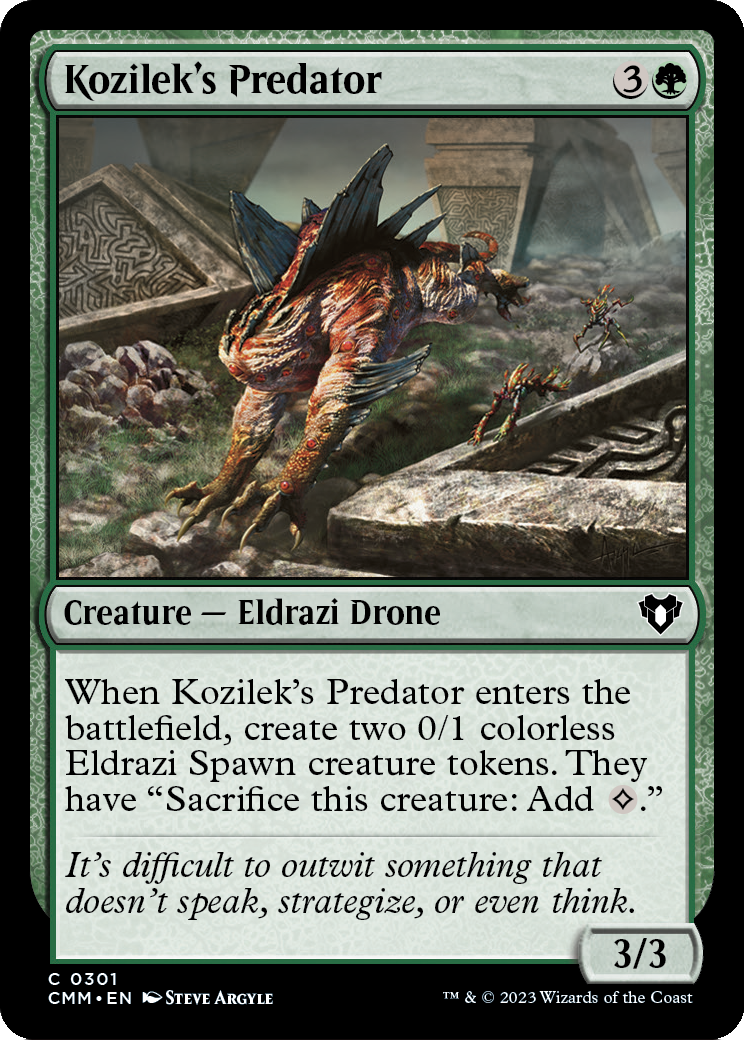 Kozilek's Predator (CMM-301) - Commander Masters Foil