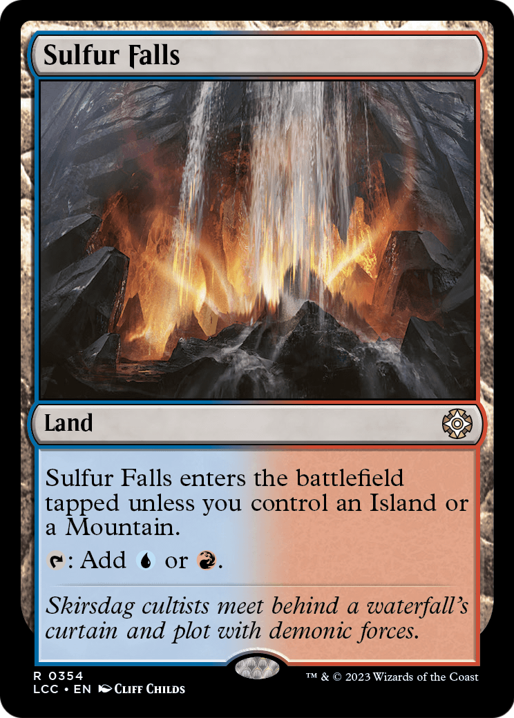 Sulfur Falls (LCC-354) - The Lost Caverns of Ixalan Commander