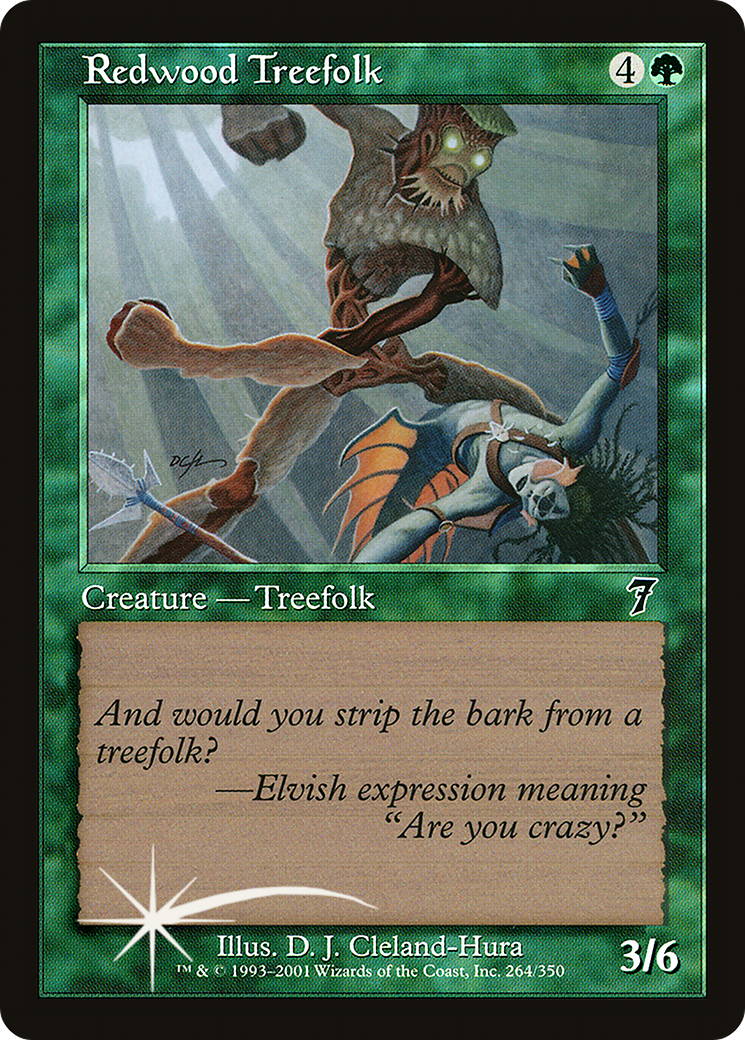 Redwood Treefolk (7ED-264) - 7th Edition
