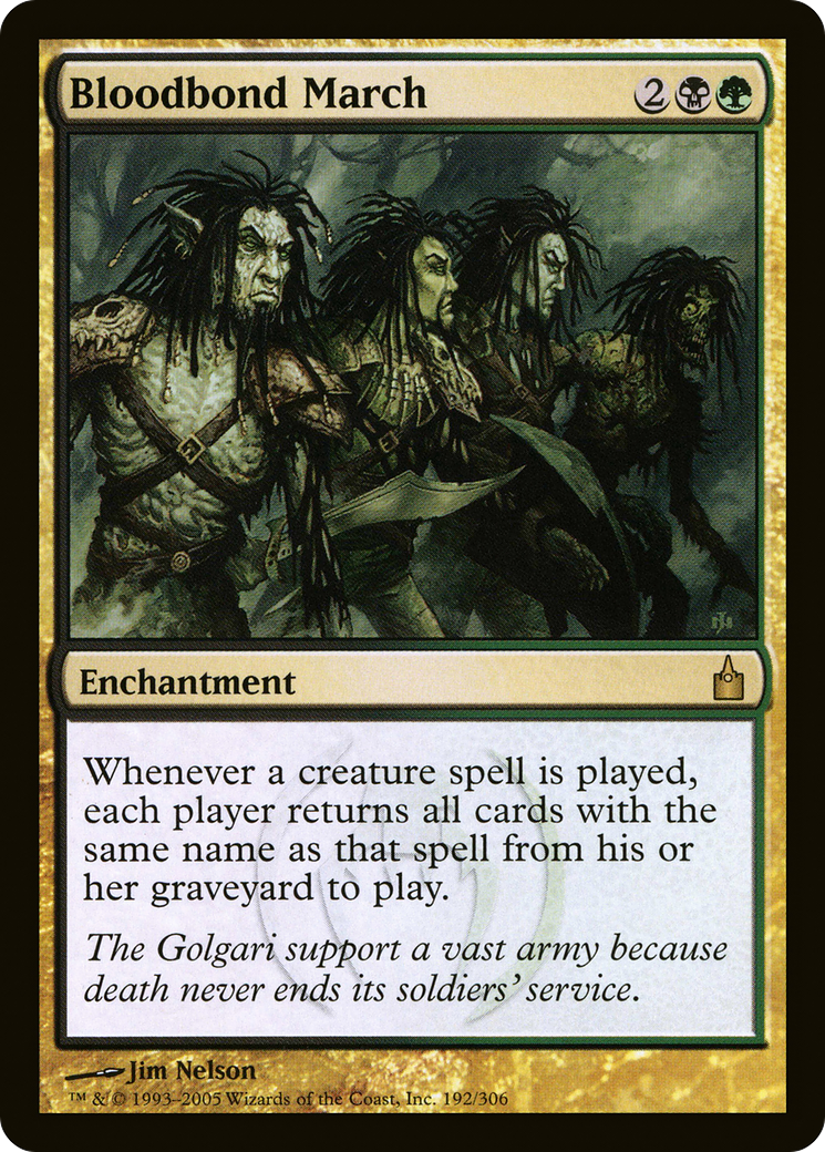Bloodbond March (RAV-192) - Ravnica: City of Guilds Foil