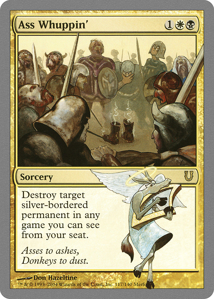 Ass Whuppin' (UNH-117) - Unhinged Foil