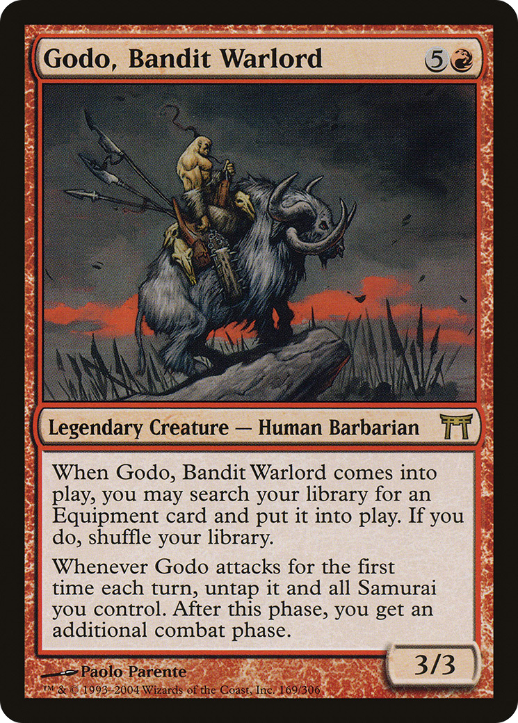Godo, Bandit Warlord (CHK-169) - Champions of Kamigawa