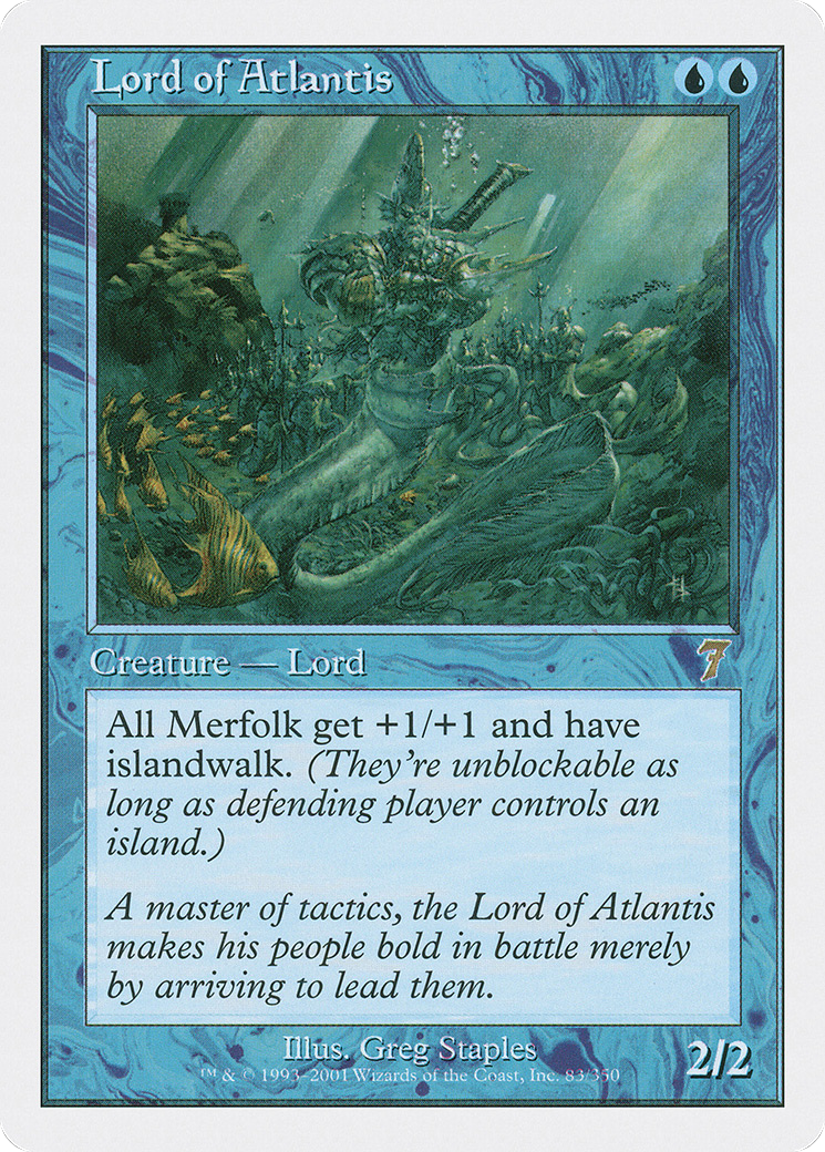 Lord of Atlantis (7ED-083) - 7th Edition