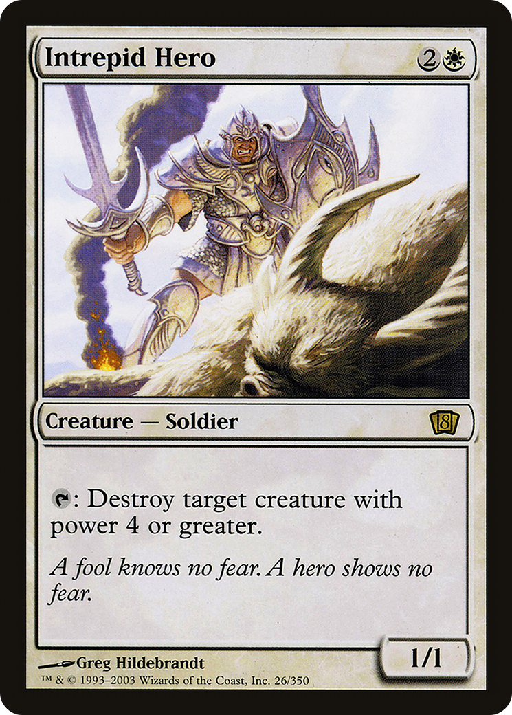 Intrepid Hero (8ED-026) - 8th Edition Foil