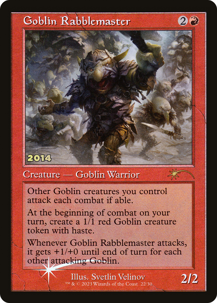 Goblin Rabblemaster (30A-P-022) - 30th Anniversary Play Promos Foil
