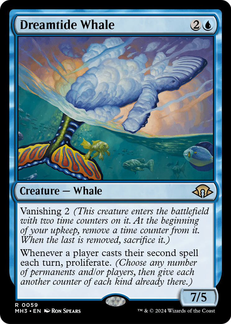 Dreamtide Whale (MH3-059) - Modern Horizons 3 Foil