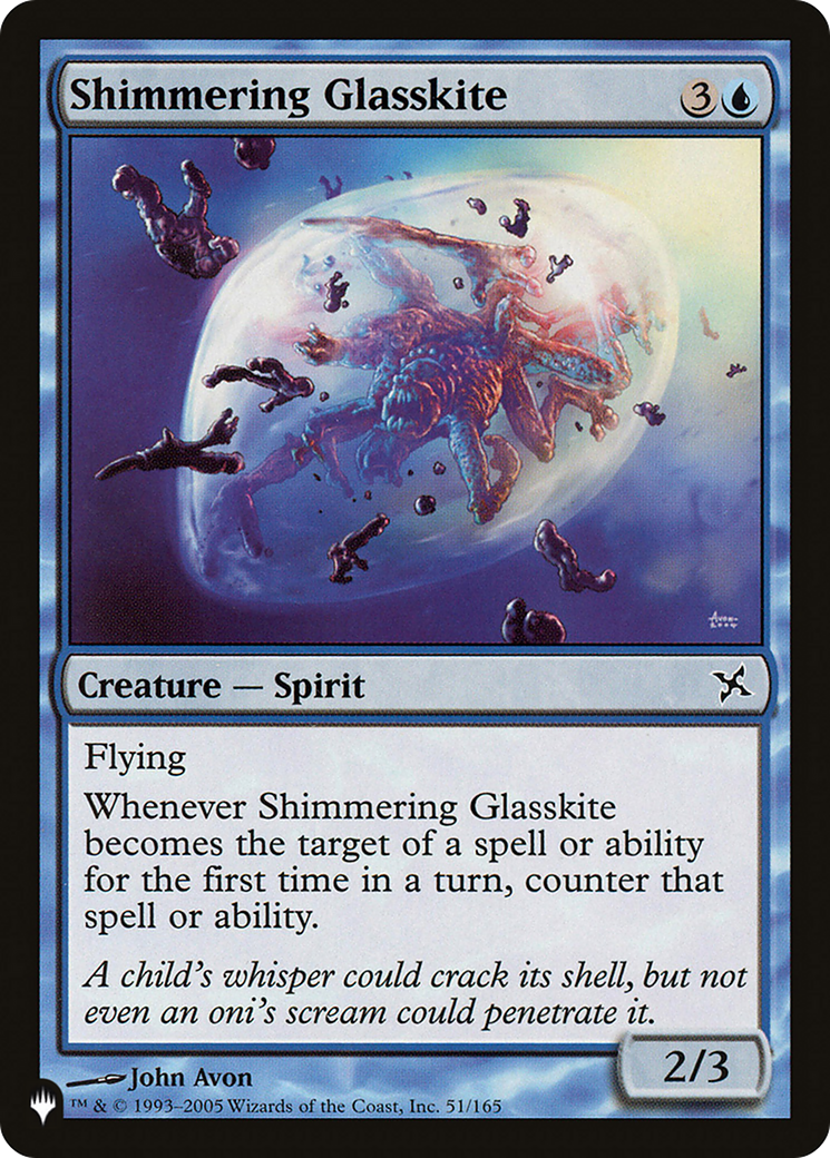 Shimmering Glasskite (LIST-51/165) - The List