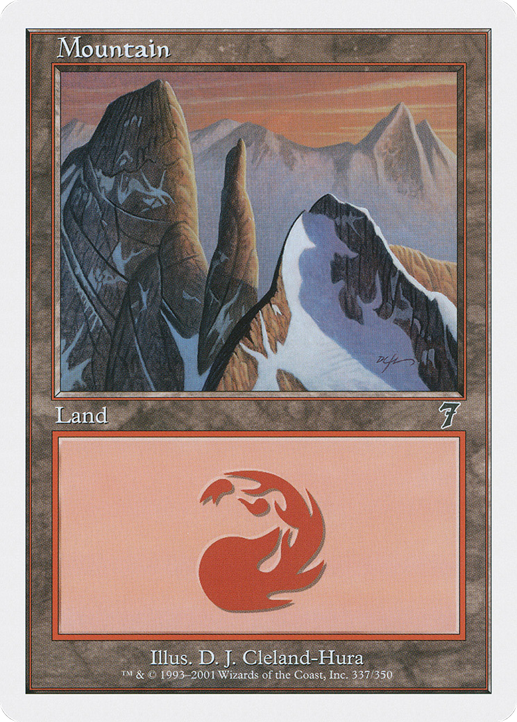 Mountain (337) (7ED-337) - 7th Edition